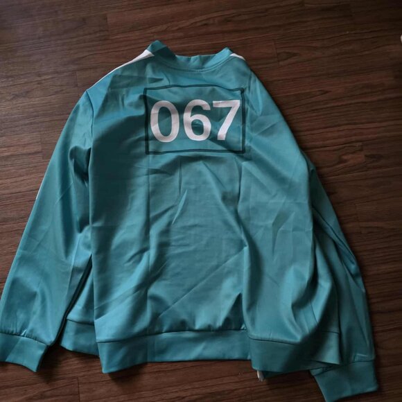 Size Large Player 067 Sae Byeok Squid Game Halloween Costume Pants Shirt Jacket - Picture 9 of 11